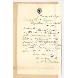 Frederic Chapple - Prince Alfred College - Physiology and Botany University Scholarships Examination - Smiths case