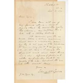 Professor Edward Henry Rennie - North Adelaide - Unwell unable to attend Committee re Scholarships
