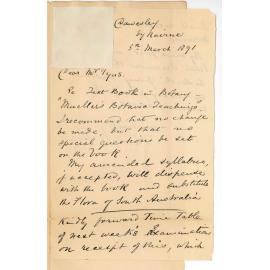 Professor Ralph Tate - Dawesley - Text book in Botany for Senior Public Examination