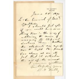 Professor David Frederick Kelly - The University - Warming Classical Lecture room