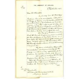 William Lennox Cleland - To Chancellor - Supreme Court - Lecturers May Attend Congress