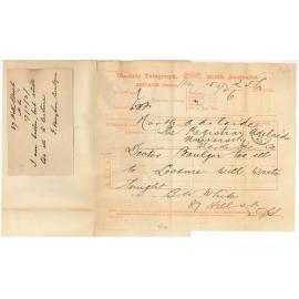Professor Edward Vaughan Boulger - North Adelaide - Cannot Lecture Owing to Illness