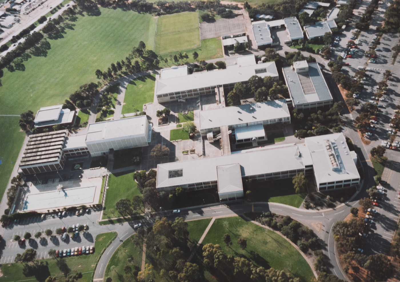 Aerial photograph of the Salisbury Campus, UniSA photograph, 1993